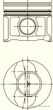 KOLBENSCHMIDT 41795620 Piston - KOLBENSCHMIDT - 41795620