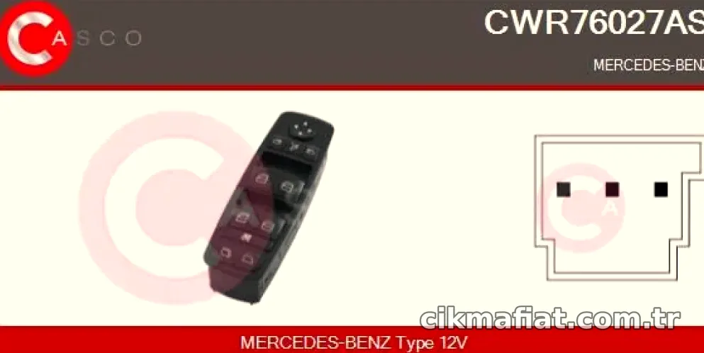 CAM ACMA SALTERI ON SOL (KOMPLE, KAHVERENGI) X164 06>12 W164 05>12 W251 05>17 - Kraw - KRAW AN-540B