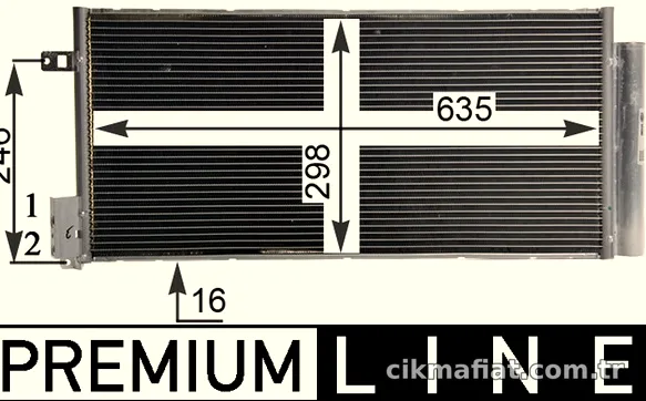MAHLE AC505000P Klima Radyatörü - MAHLE - AC505000P