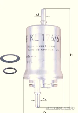 MAHLE KL1766D Yakıt Filtresi - MAHLE - KL1766D