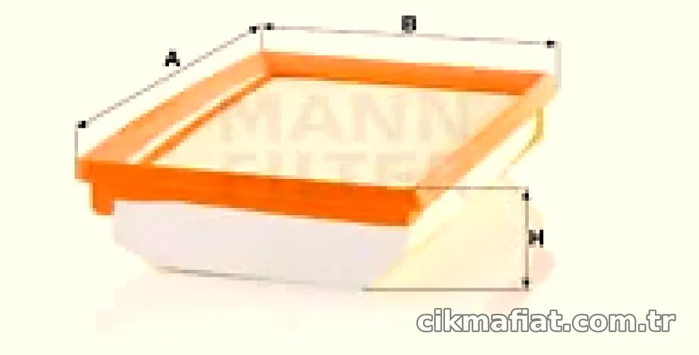 HAVA FILTRESI EGEA 1.3D MTJ 1.6D MTJ 16> - Mann Filter - MANN C25033