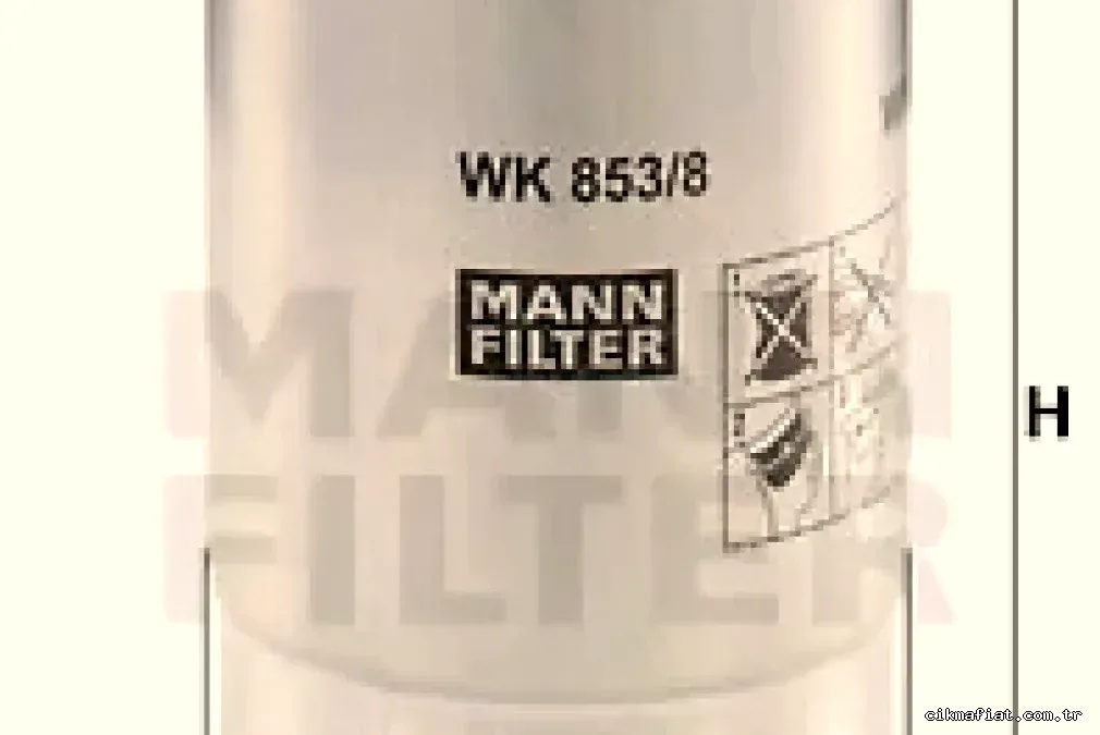 MAZOT FILTRESI BRAVO MAREA MULTIPLA PUNTO II ALFA 145 / 146 1,9JTD - Mann Filter - MANN WK853/8