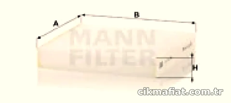 POLEN FILTRESI 500 0.9 TWIN 12> PANDA III 0.9 TWIN 12> - Mann Filter - MANN CU20006