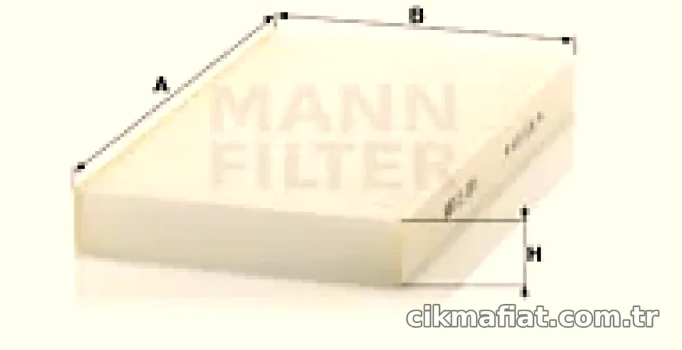 POLEN FILTRESI BRAVA BRAVO MAREA ALFA 156 DAILY III - Mann Filter - MANN CU2951