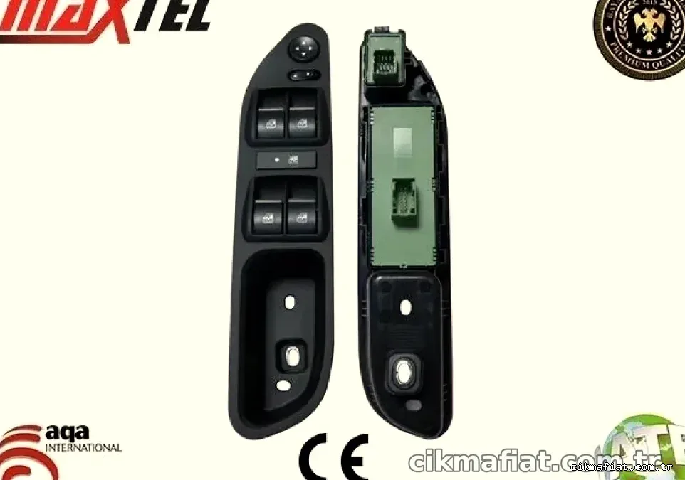 CAM ANAHTARI EGEA SOL 20 FISLI AYNA AYARLI (KASALI YESIL SOK.) - Maxtel - MAXTEL 18205143