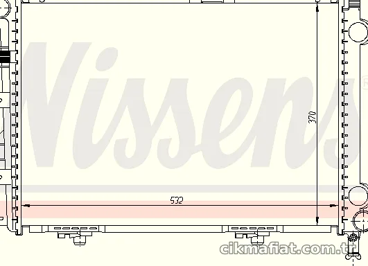 NISSENS 62549A Su Radyatörü - NISSENS - 62549A