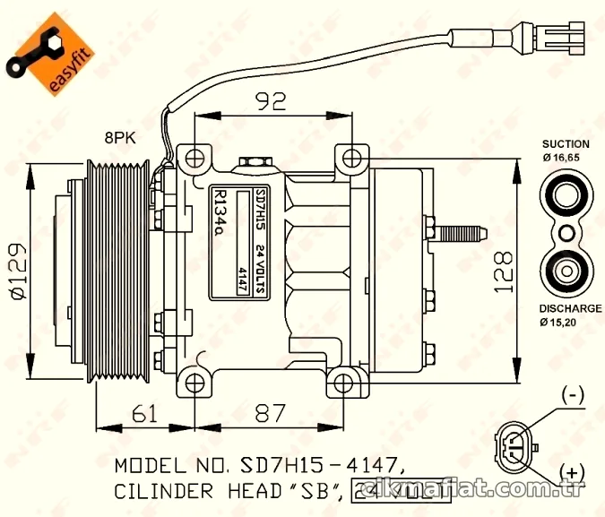 NRF 32780 Klima Kompresörü - NRF - 32780