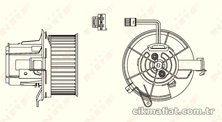 NRF 34162 Kalorifer Motoru - NRF - 34162