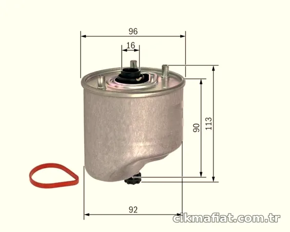 PURFLUX Mazot Filtresi WF149F - PURFLUX