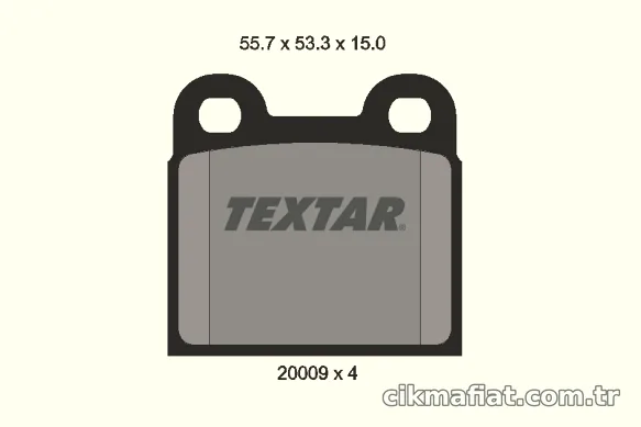 TEXTAR 2000906 Fren Disk Balata - TEXTAR - 2000906