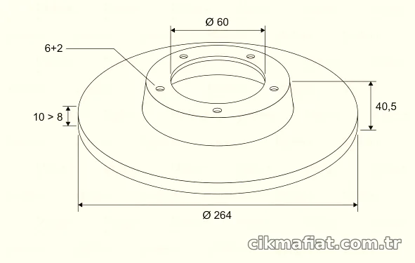 VALEO 197008 Fren Disk Ayna - VALEO - 197008