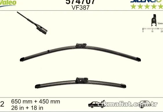VALEO 574707 Silecek Süpürgesi - VALEO - 574707