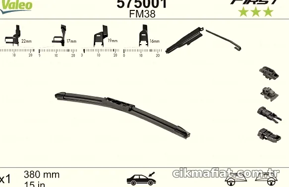 VALEO 575001 Silecek Süpürgesi - VALEO - 575001