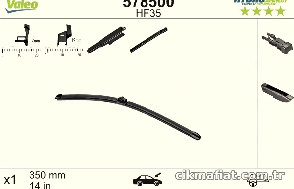 VALEO 578500 Silecek Süpürgesi - VALEO - 578500