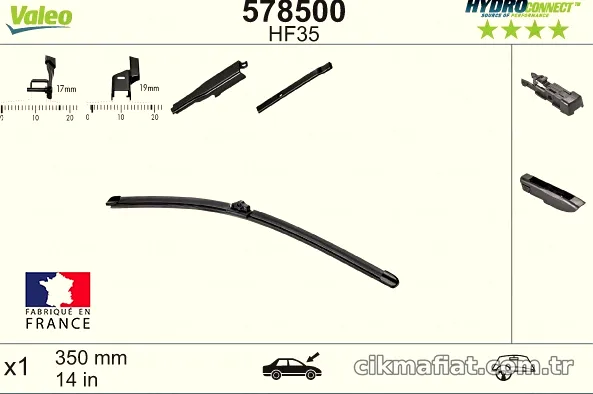 VALEO 578500 Silecek Süpürgesi - VALEO - 578500