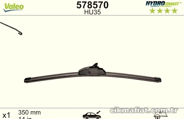 VALEO 578570 Silecek Süpürgesi - VALEO - 578570