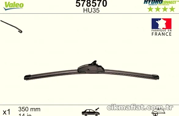 VALEO 578570 Silecek Süpürgesi - VALEO - 578570