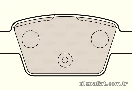 VALEO 670633 Fren Disk Balata - VALEO - 670633