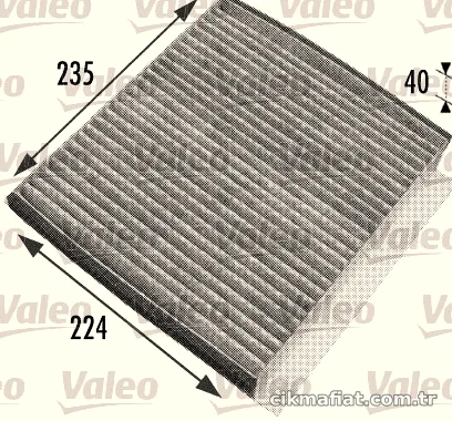 VALEO 698778 Polen Filtresi - VALEO - 698778